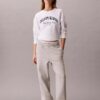 Jogginghose aus Fleece mit Monogram Jogginghose aus Fleece mit Monogram