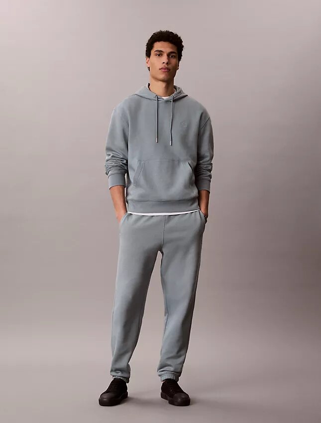 Jogginghose aus Fleece mit Monogram Jogginghose aus Fleece mit Monogram