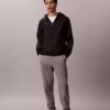 Jogginghose aus Fleece mit Monogram Jogginghose aus Fleece mit Monogram