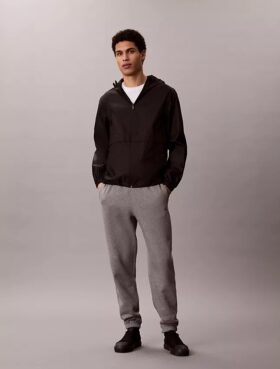 Jogginghose aus Fleece mit Monogram