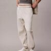 Jogginghose aus Fleece mit Monogram Jogginghose aus Fleece mit Monogram