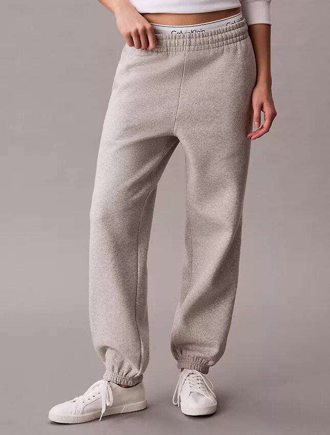 Jogginghose aus Fleece mit Monogram Jogginghose aus Fleece mit Monogram