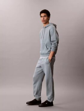 Jogginghose aus Fleece mit Monogram Jogginghose aus Fleece mit Monogram