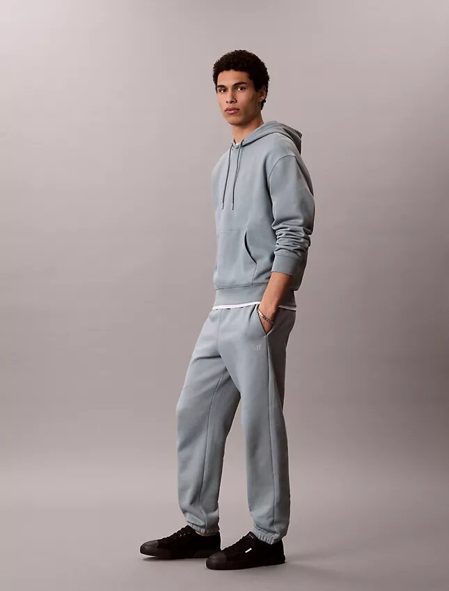 Jogginghose aus Fleece mit Monogram Jogginghose aus Fleece mit Monogram