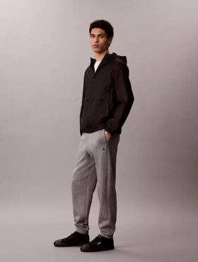 Jogginghose aus Fleece mit Monogram