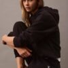 Jogginghose aus Fleece mit Monogram Jogginghose aus Fleece mit Monogram
