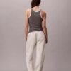 Jogginghose aus Fleece mit Monogram Jogginghose aus Fleece mit Monogram