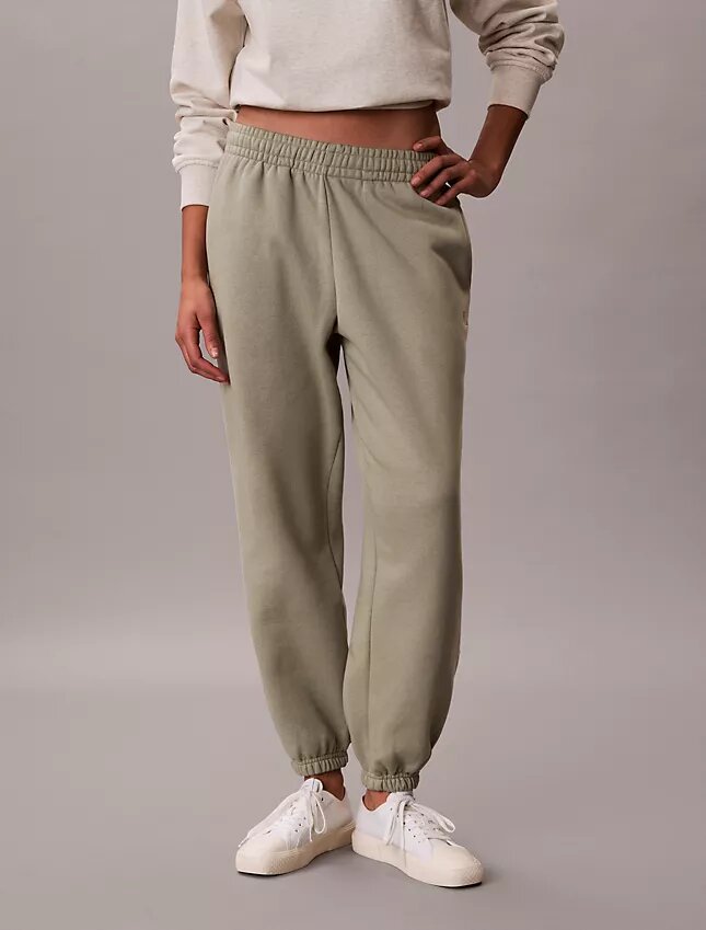 Jogginghose aus Fleece mit Monogram Jogginghose aus Fleece mit Monogram