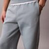 Jogginghose aus Fleece mit Monogram Jogginghose aus Fleece mit Monogram
