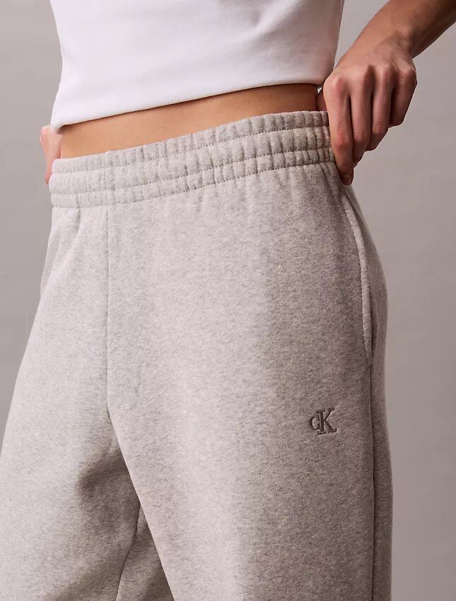 Jogginghose aus Fleece mit Monogram Jogginghose aus Fleece mit Monogram