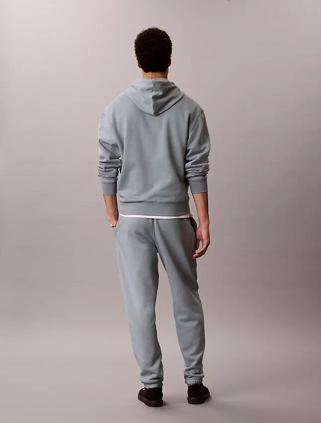 Jogginghose aus Fleece mit Monogram Jogginghose aus Fleece mit Monogram