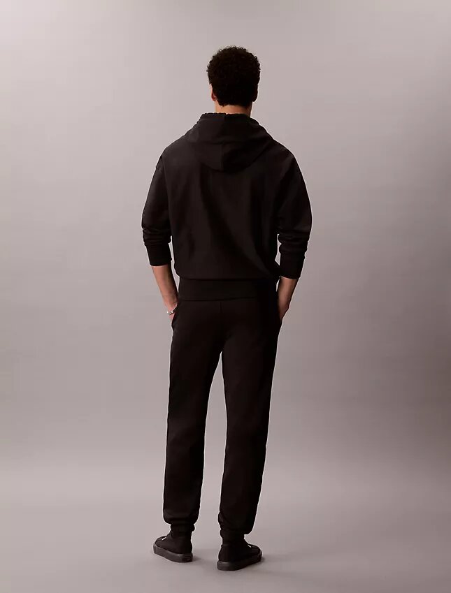 Jogginghose aus Fleece mit Monogram Jogginghose aus Fleece mit Monogram