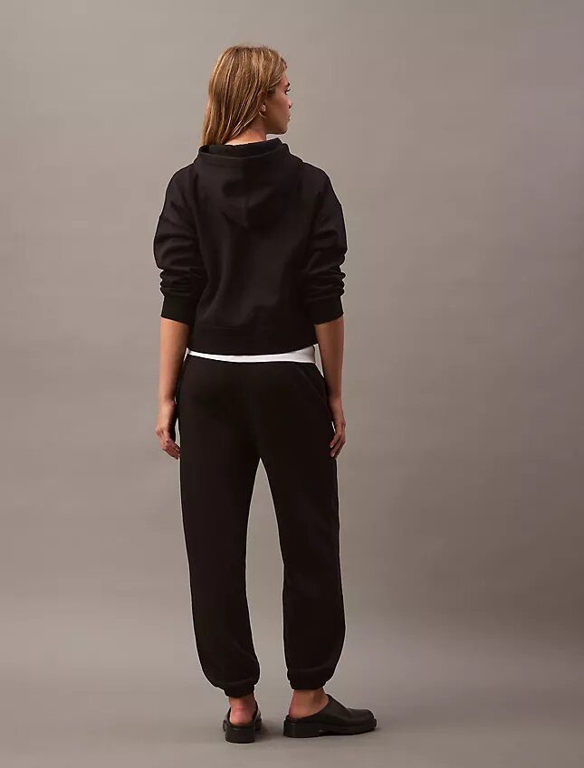 Jogginghose aus Fleece mit Monogram Jogginghose aus Fleece mit Monogram