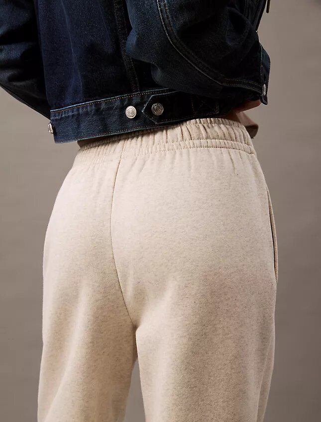 Jogginghose aus Fleece mit Monogram Jogginghose aus Fleece mit Monogram