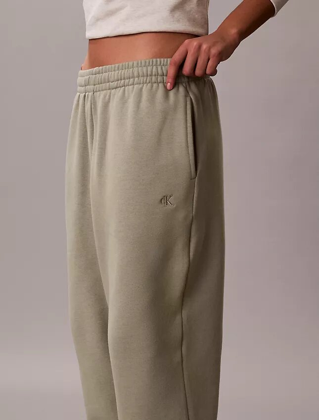 Jogginghose aus Fleece mit Monogram Jogginghose aus Fleece mit Monogram