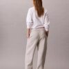 Jogginghose aus Fleece mit Monogram Jogginghose aus Fleece mit Monogram