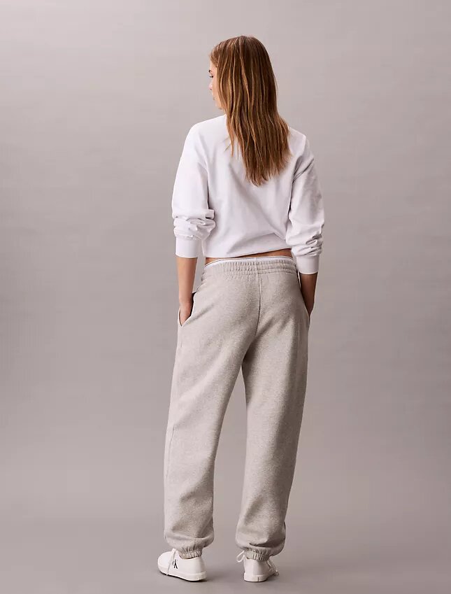 Jogginghose aus Fleece mit Monogram Jogginghose aus Fleece mit Monogram