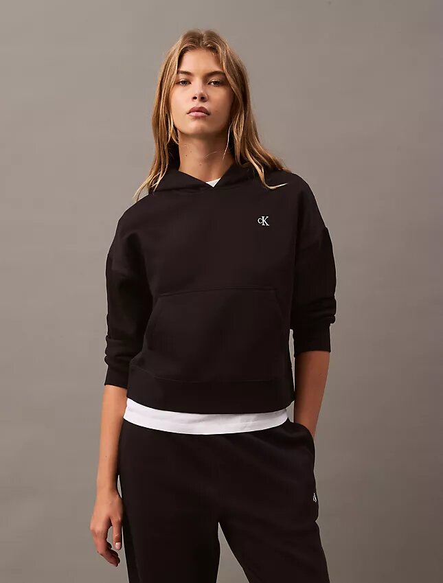Jogginghose aus Fleece mit Monogram Jogginghose aus Fleece mit Monogram