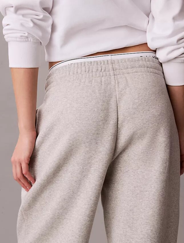 Jogginghose aus Fleece mit Monogram Jogginghose aus Fleece mit Monogram