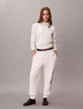 Jogginghose mit Fleece-Logo-Print