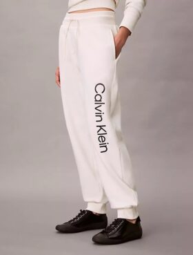 Jogginghose mit Fleece-Logo-Print