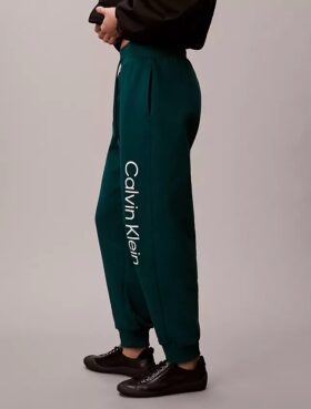 Jogginghose mit Fleece-Logo-Print