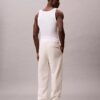 Jogginghose mit Monogram-Aufnäher aus Fleece