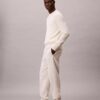 Jogginghose mit Monogram-Aufnäher aus Fleece