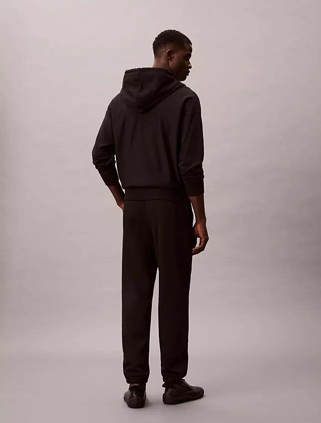 Jogginghose mit Monogram-Aufnäher aus Fleece Jogginghose mit Monogram-Aufnäher aus Fleece