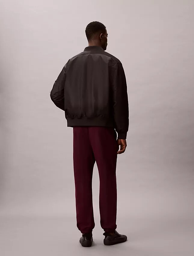 Jogginghose mit Monogram-Aufnäher aus Fleece Jogginghose mit Monogram-Aufnäher aus Fleece