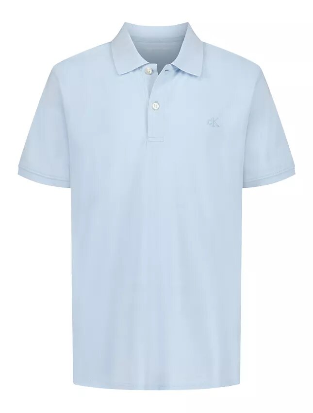 Jungen-Polohemd mit tonalem Monogram Jungen-Polohemd mit tonalem Monogram