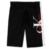 Jungen-Sweatshorts mit vertikalem Monologo-Print Jungen-Sweatshorts mit vertikalem Monologo-Print