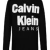 Jungen-T-Shirt mit großem Ckj-Logo und langen Ärmeln Jungen-T-Shirt mit großem Ckj-Logo und langen Ärmeln