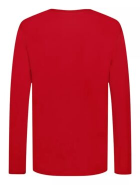 Jungen-T-Shirt mit großem Ckj-Logo und langen Ärmeln