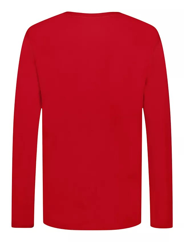Jungen-T-Shirt mit großem Ckj-Logo und langen Ärmeln Jungen-T-Shirt mit großem Ckj-Logo und langen Ärmeln