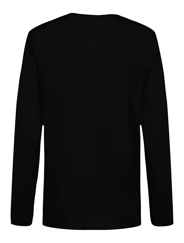 Jungen-T-Shirt mit großem Ckj-Logo und langen Ärmeln Jungen-T-Shirt mit großem Ckj-Logo und langen Ärmeln