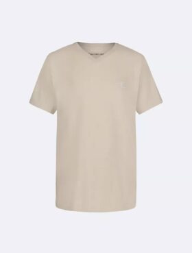 Jungen-T-Shirt mit Monogram und V-Ausschnitt