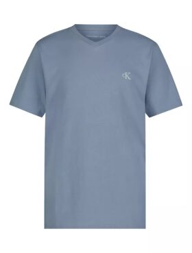 Jungen-T-Shirt mit Monogram und V-Ausschnitt