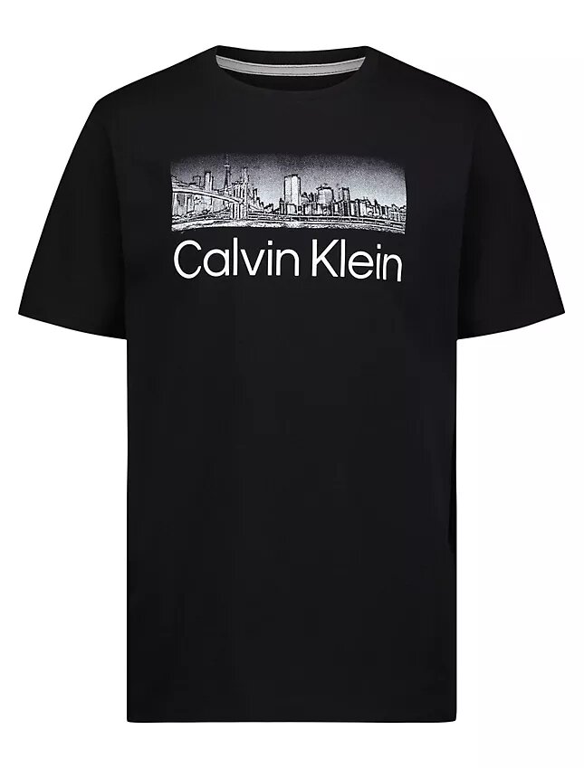 Jungen-T-Shirt mit NYC-Skyline-Grafik Jungen-T-Shirt mit NYC-Skyline-Grafik