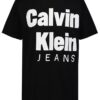 Jungen-T-Shirt mit Rundhalsausschnitt und auffälligem CKJ-Logo Jungen-T-Shirt mit Rundhalsausschnitt und auffälligem CKJ-Logo