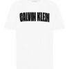 Jungen-T-Shirt mit Rundhalsausschnitt und großem CK-Logo Jungen-T-Shirt mit Rundhalsausschnitt und großem CK-Logo
