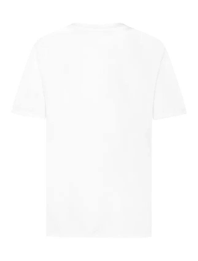 Jungen-T-Shirt mit Rundhalsausschnitt und großem CK-Logo Jungen-T-Shirt mit Rundhalsausschnitt und großem CK-Logo