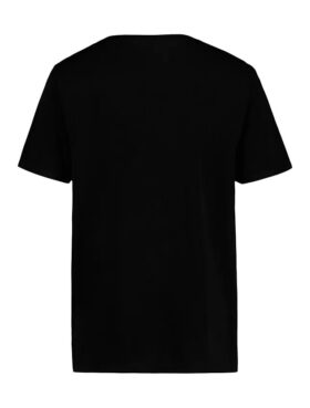 Jungen-T-Shirt mit Rundhalsausschnitt und Monologo-Streifen