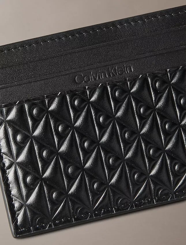 Kartenetui mit durchgehendem Monogram-Prägedruck Kartenetui mit durchgehendem Monogram-Prägedruck