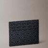 Kartenetui mit genopptem Monogram