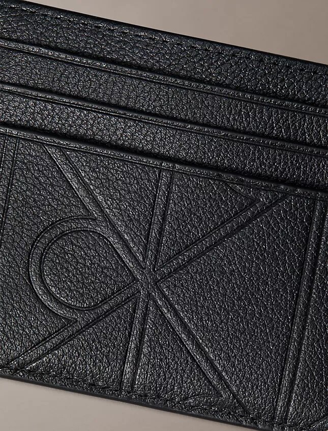 Kartenetui mit geprägtem Emblem-Logo Kartenetui mit geprägtem Emblem-Logo