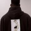 Kate Moss Fleece-Hoodie mit Grafikprint Kate Moss Fleece-Hoodie mit Grafikprint