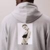 Kate Moss Fleece-Hoodie mit Grafikprint Kate Moss Fleece-Hoodie mit Grafikprint