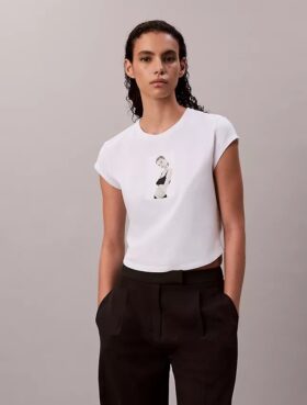 Kate Moss Grafik-Baby-T-Shirt Kate Moss Grafik-Baby-T-Shirt