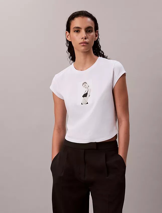 Kate Moss Grafik-Baby-T-Shirt Kate Moss Grafik-Baby-T-Shirt